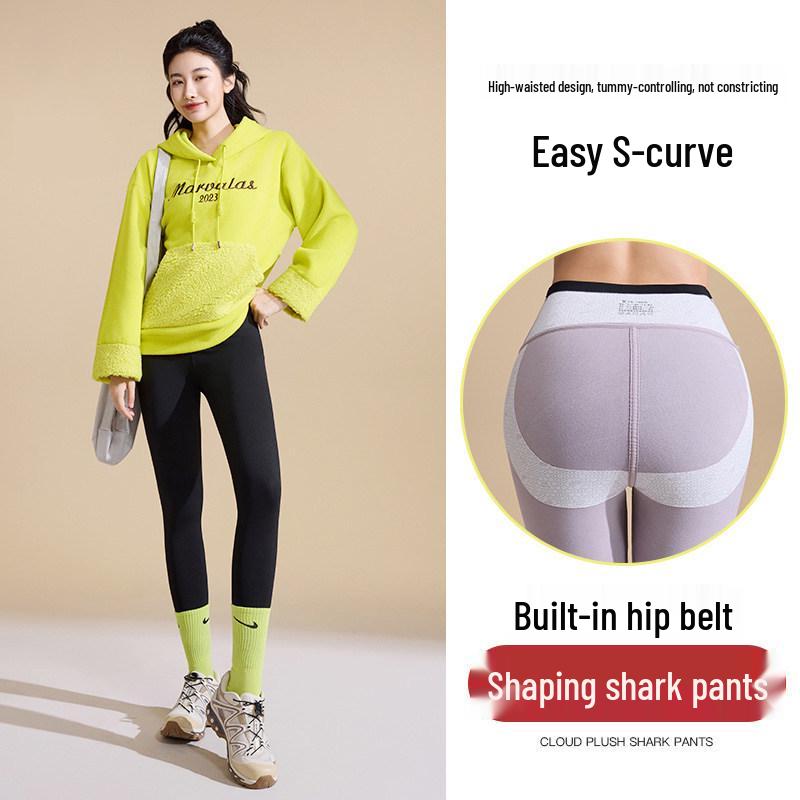 

Women s Slimming Compression Winter Yoga Pants - Black, Plus Velvet, No Sagging (2025 New Style) 2XL чёрный