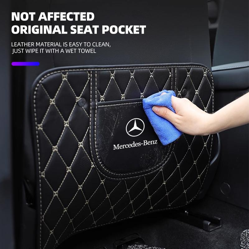 Car Anti-dirt Pad Car Seat Covers Back Protectors For Children Kick Mats For Mercedes Benz W212 W213 W205 W177 W247 W176 CLS CLA