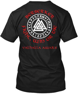 Camiseta VIKING BERSERKER Hecha en EE. UU. Tallas de la S a la 5XL