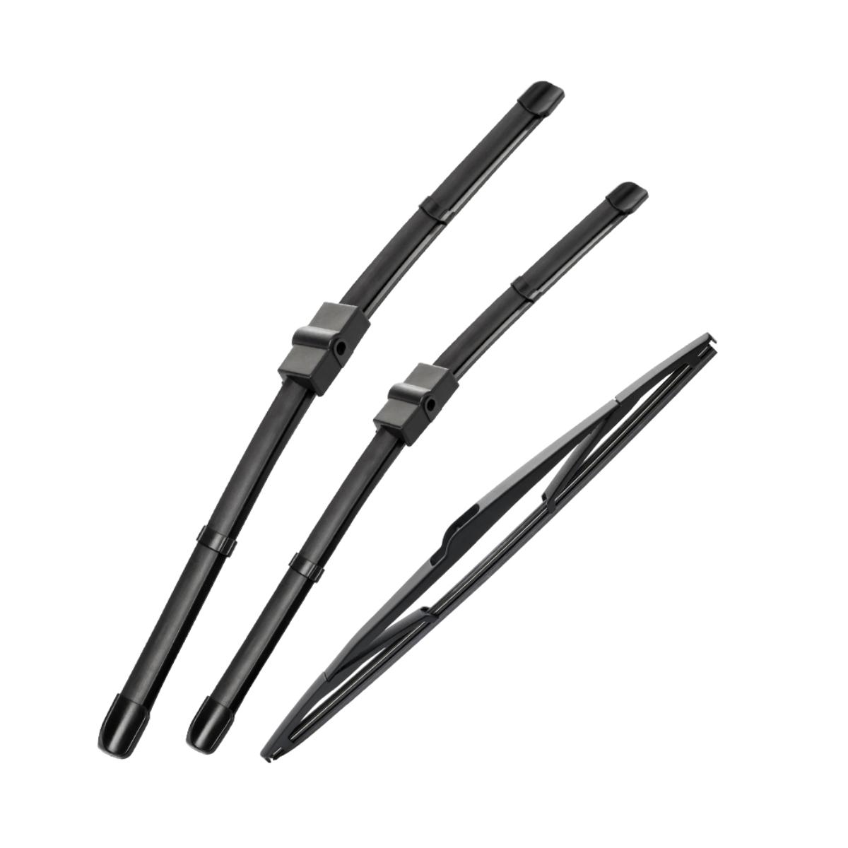 

Для Peugeot 207 Хэтчбек 2006-2014 2007 2008 Дворник Дворники Передний и Задний Щетки Стеклоочистителя Лобовое Стекло Заднее Стекло 26 +17 +16 Q22-26,Q22-17,B2-16 чёрный