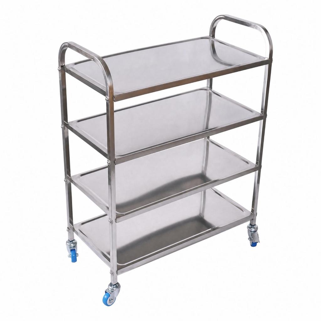 Utility Cart with Casters Commercial Grade for Hot-Pot Dining Environments