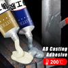 AB Glue Sealant Metal Repair AB Glue Casting Glue Cold Welding Glue Agent High Strength Repair Casting Adhesive Heat Resistance(20g/50g/70g/100g)