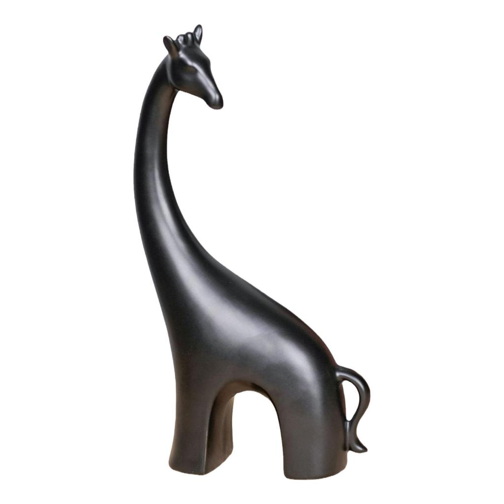 Giraffe Statue Desktop Minimalist Creative Art Crafts Decorative Figurine for