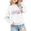 Kids' Fashion Loose-Fit Casual Long-Sleeve Christmas Print Oversized Crewneck Sweatshirt