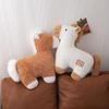 New simulation pony throw pillow plush doll doll sofa cushion sleeping doll gifts souvenir merchandise