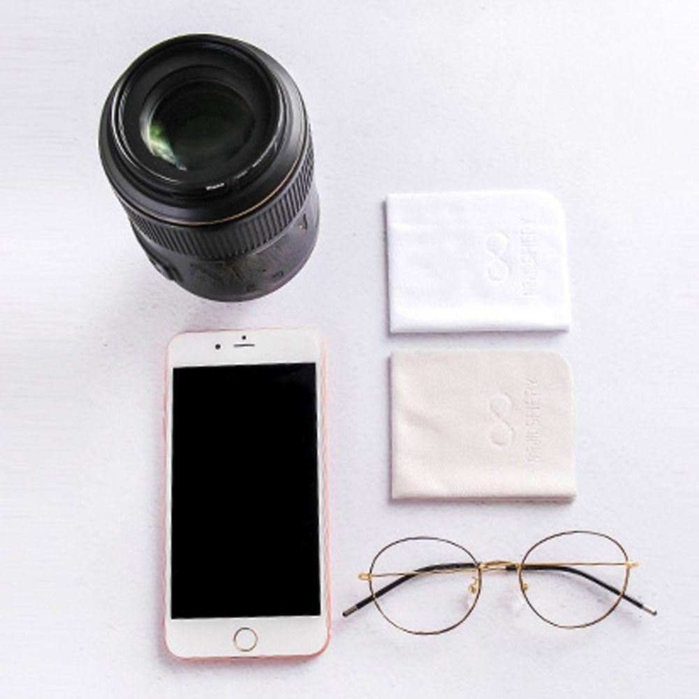 10Pcs Suede Glasses Cleaner Cloth Letter Sunglasses Cleaning Wipes Lens Cleaner Cloth  Computer