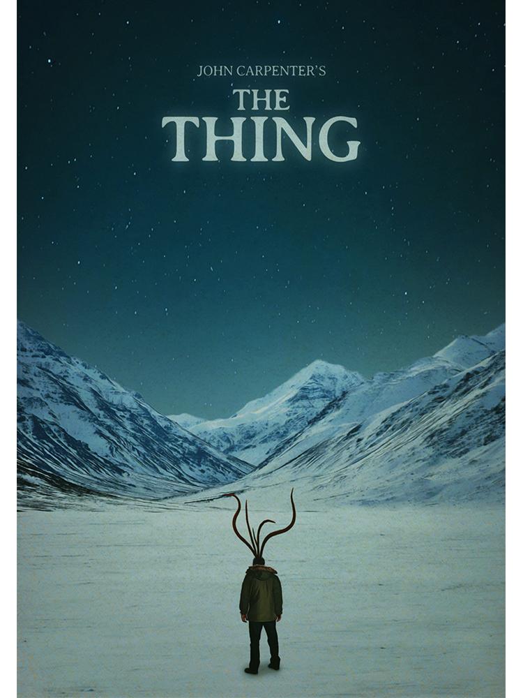 Classic Horror Movie The Thing Posters Print Canvas Painting John Carpenter Wall Art Picture For Bedroom Home Decoration