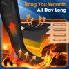 APP Controlled Heated Socks Wireless Heat Unisex Black Pair Rechargeable Adjustable Temperature Smart Long Socks for Outdoor Camping 5000Mah Battery
