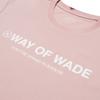 Li-Ning Wade Series Solid Color Letter Print Crew Neck T-Shirt Men Tops Pink AHSS809-6