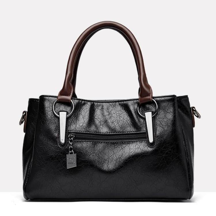 Vintage portable tote bag shoulder messenger women's bag