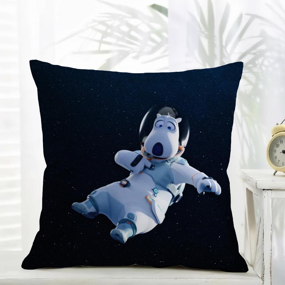Cute BBackkom Cushion Cover Daily Washable Linen Pillowcase Soft for Sofa Bed Home Room Decor