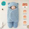 Lambswool Winter Baby Swaddle Blanket - Anti-Startle Thick Wrap