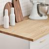 Piano di lavoro per cucina 100 x 63,5 x 2,7 cm Rovere Massiccio Rettangolare