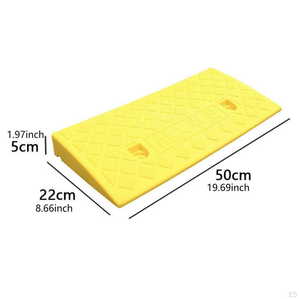 Curb Ramp Climbing Triangle Pad Lightweight Heavy Duty Threshold Roadside Slope for