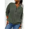 Women's Summer Zipper Sweater: Slimming Mesh Fashion Jacket