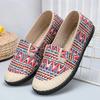 Fashion Ethnic - Print Beijing Cloth Flats | Breathable Slip - On, Anti - Slip Soft Sole, Ideal for Casual & Mom Styles