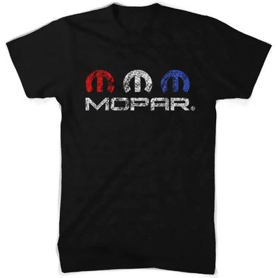Mopar RWB Logo T-Shirt – 100% Cotton, Vintage Muscle Car Shirt, Modern Fit Black