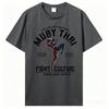 Summer Unisex Fashion Cotton T Shirt Cool Muay Thai Tshirt Unisex Wai Kru Thailand Unisex Women Casual T Shirt Harajuku 2026 New Tops