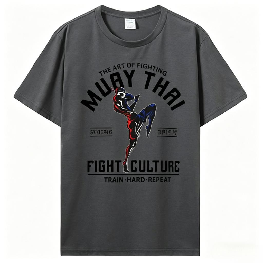 Summer Unisex Fashion Cotton T Shirt Cool Muay Thai Tshirt Unisex Wai Kru Thailand Unisex Women Casual T Shirt Harajuku 2026 New Tops