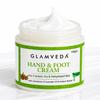 Glamveda Hand- en Voetcrème voor Droge Handen & Gebarsten Hielen | Diep Hydraterende & Herstellende Crème voor Ruwe Huid | Voedende Hand- & Hielverzorgingscrème voor