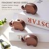 Eco-Friendly Wooden Aromatherapy Diffuser Refreshing Air Fragrance Diffused Essential Oil Diffuser Long-lasting Whale/Elephant