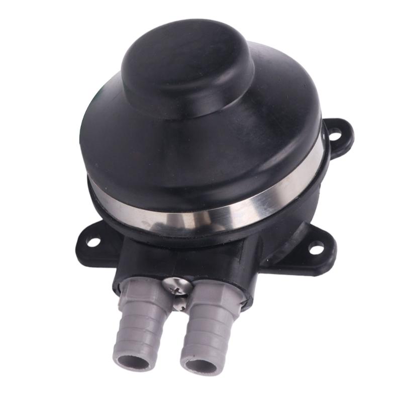 Four Hole Mounting Foot Water Pump with Plastic Body and Metal Retaining Band for Fixed Motorhome Bathroom or Boat Water-System Installation