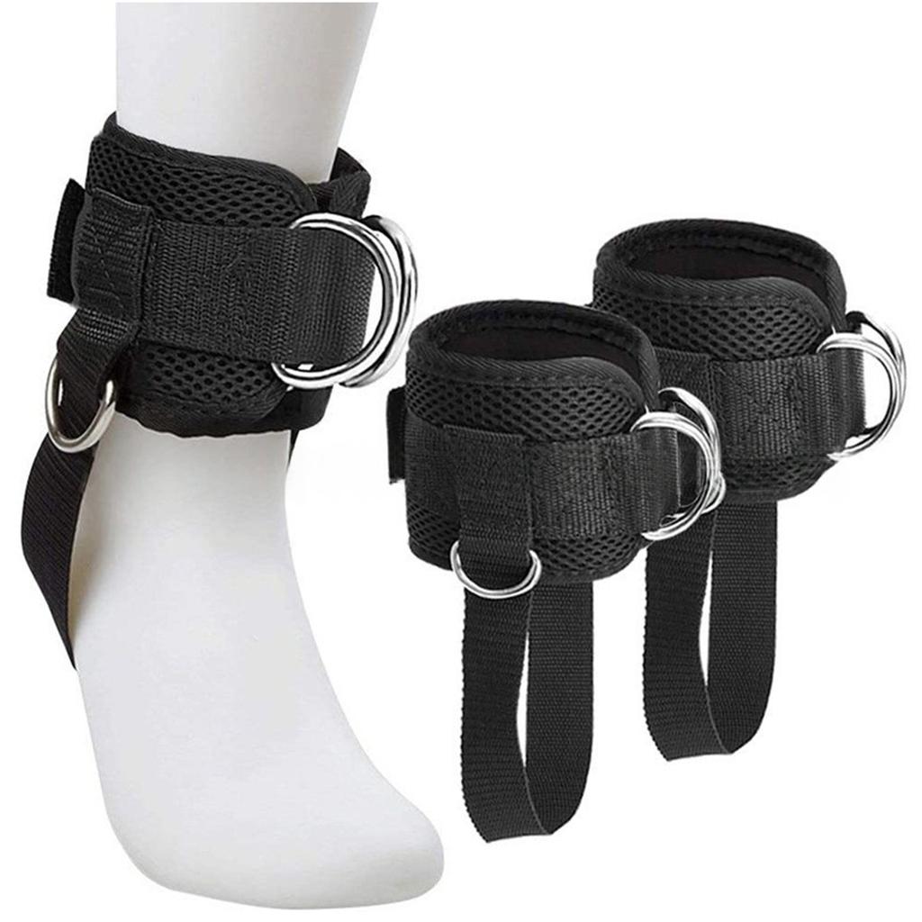 Ankle Strap for Cable Machine Glute Workouts Leg Extensions Gym Ankle Cuff Foot Buckle Leg Strength Trainer