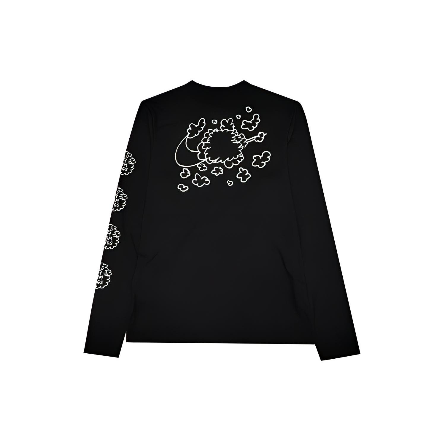 Nike Training Sports Printing Quick-dry Knit Ventilate Long Sleeve Male Black Men s CK9466-010 M