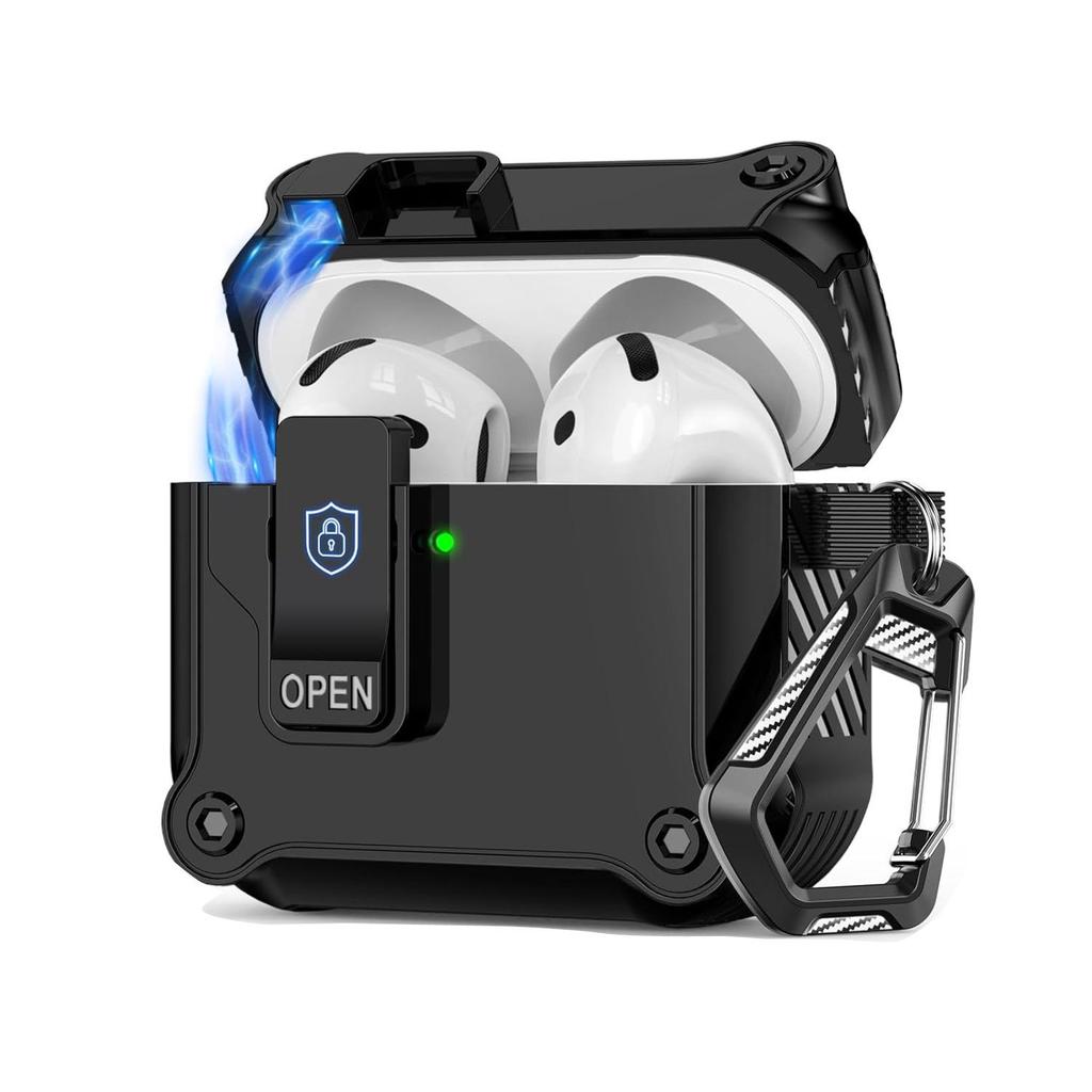 Capa para AirPods Pro 3 com Fivela e Auto Pop-up para Fones de Ouvido Apple