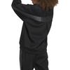 Adidas Solid Color Loose Fit Crew Neck Pullover Long Sleeve Sweatshirt Women tops Black IK9888