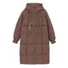 Winter New Loose Down Cotton Clothes Women's Long Knee Cotton-padded Coat