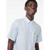 LacoSte Men S Linen Short Sleeve Shirt Ch5699 54g T01 q2nCh5699 54gT01