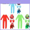 Roblox Rainbow Friends Cosplay Kostüm Jumpsuit Maske Anzug für Kinder Party Verkleidung
