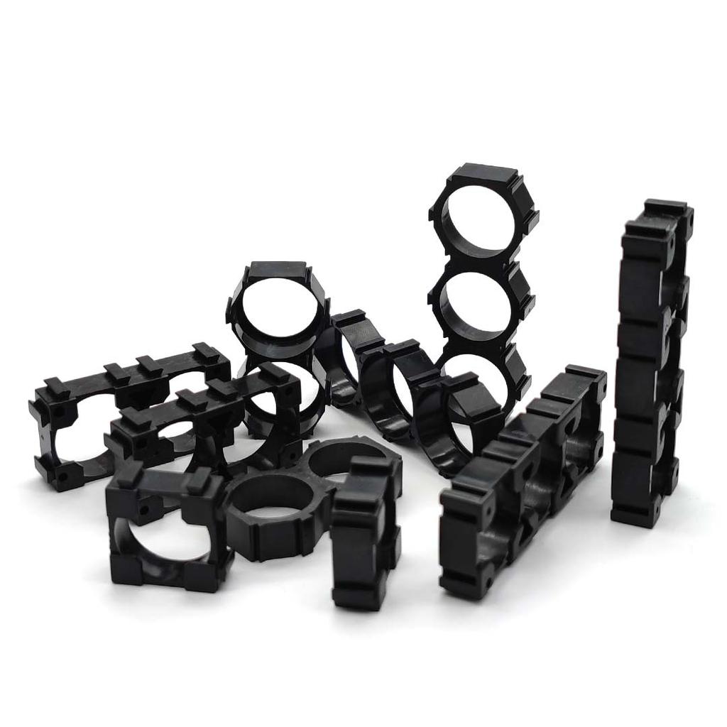 Battery Bracket 18650 Safety Anti Vibration Holder Bracket Lithium Batteries Support Stand Plastic Holder Bracket 18.5MM 18.4MM