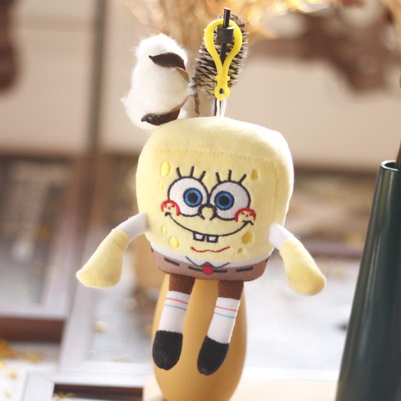 Adorable Spongebob Keychain Plush Toy Cute Patrick Bag Charm For Kids And Adults