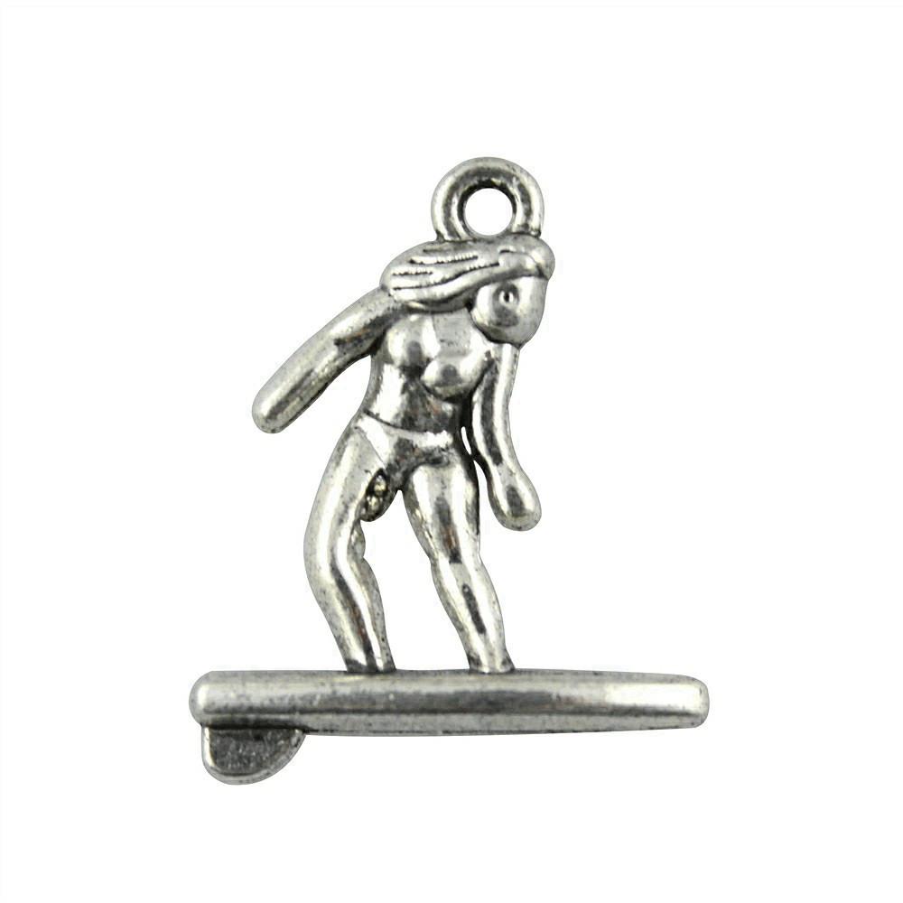 Weightlifter Charms Athletes Pendants For Fitness Gym Themed Jewelry Making