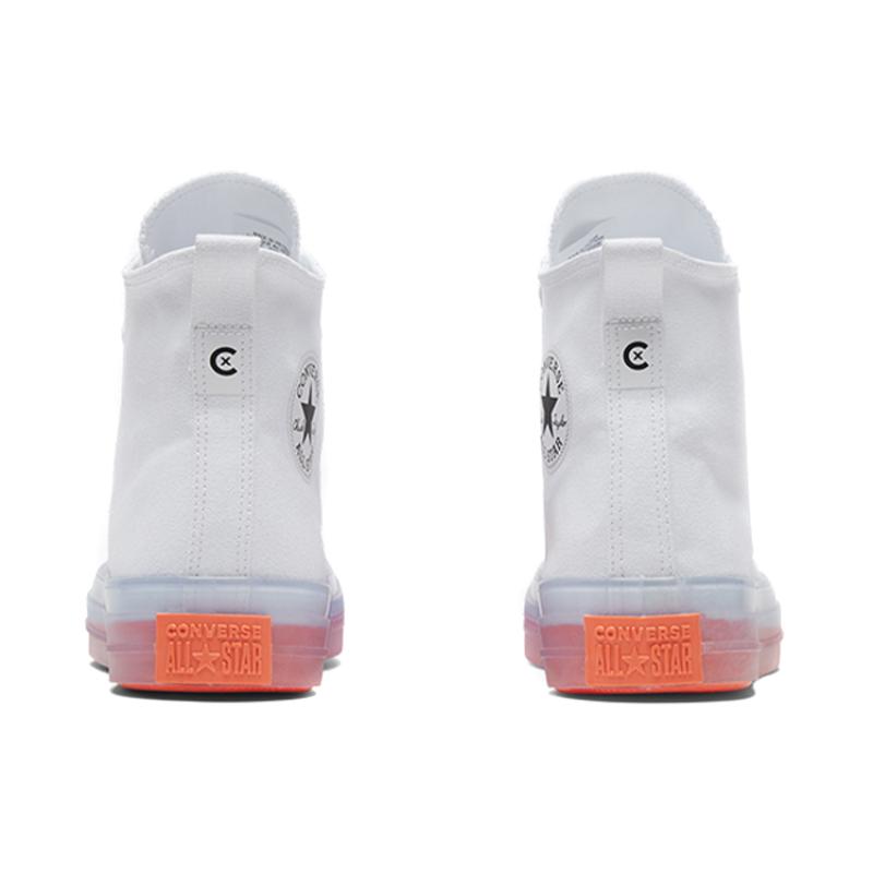 Converse Chuck Taylor All Star CX Jelly Sole Simple and Comfortable High Top Canvas Unisex White Orange