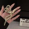 High-End Metal Butterfly Hair Clip for Women - Large, Elegant 2024 Style Shark Clip