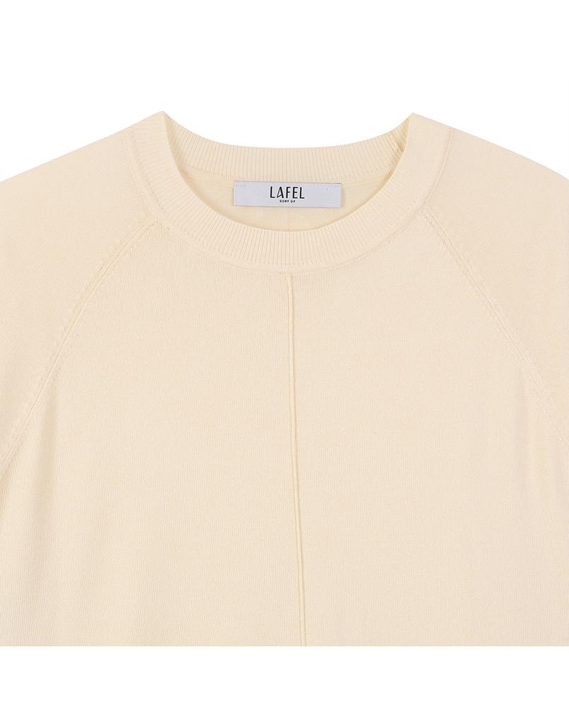 LAFELSORTOF Round Neck Basic Knit Top