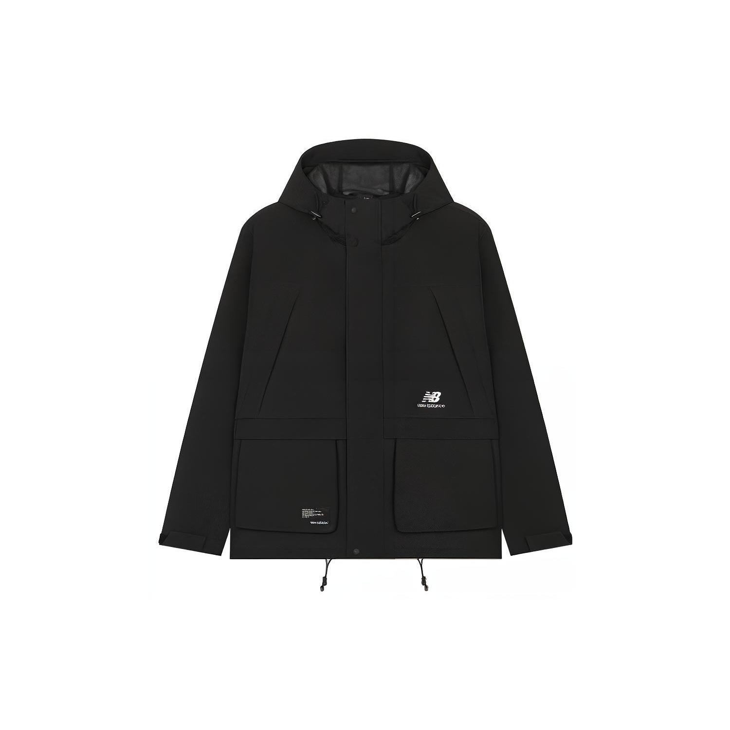 New Balance Woven Hooded Jacket Asia Sizing Black Men s AMJ23320-BK M