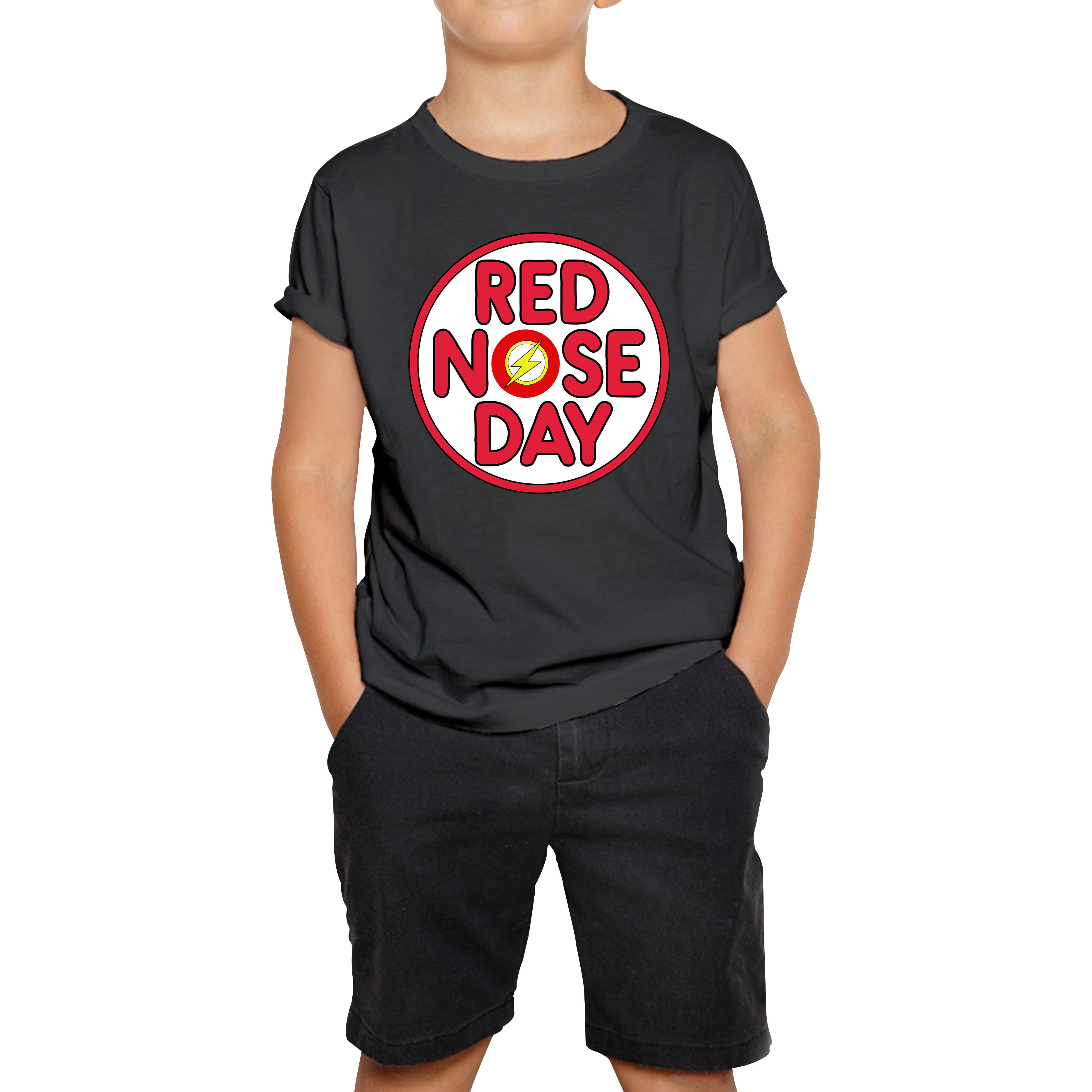 Flash Wally West Red Nose Day Kids T Shirt 120