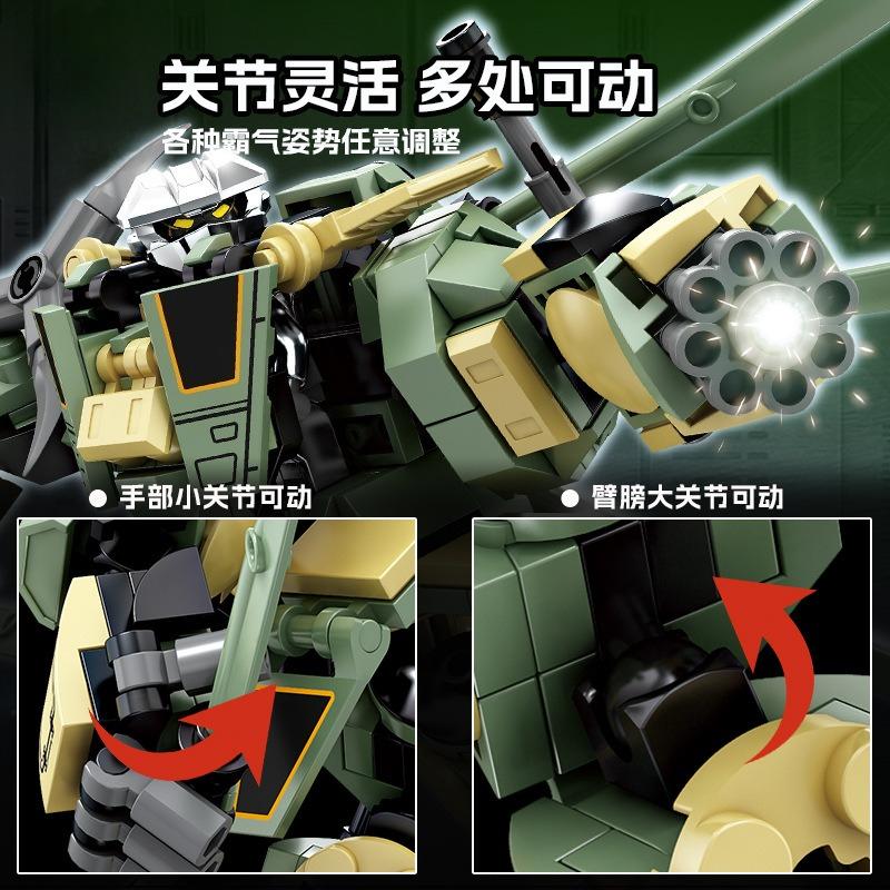 Military Tanks Combat Aircraft Mecha Figures Assemble Building Blocks Puzzle Toys Gifts For Boys And Girls