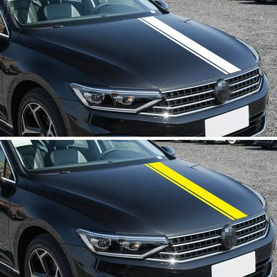1PC High Quality Hood Car Stickers Personalized Stripe Stickers Car Modification Body Stickers Decorative Covering Film