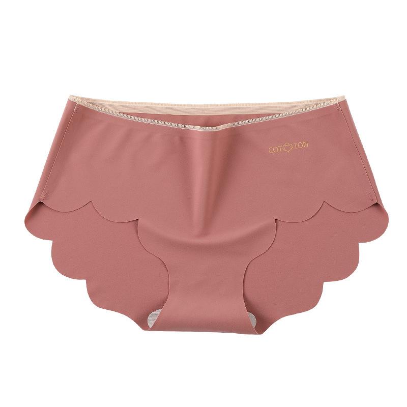 Neue hochwertige, einteilige, nahtlose, antibakterielle und atmungsaktive Unterwäsche aus Baumwolle und Seide für Damen mit mittlerer Taille