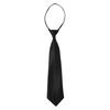 Cravatta con Coulisse Regolabile Tessuto Liscio Cravatta da Uomo Nera Formale Vestibilità Comoda Rilascio Rapido Accessorio per Outfit con Cravatta