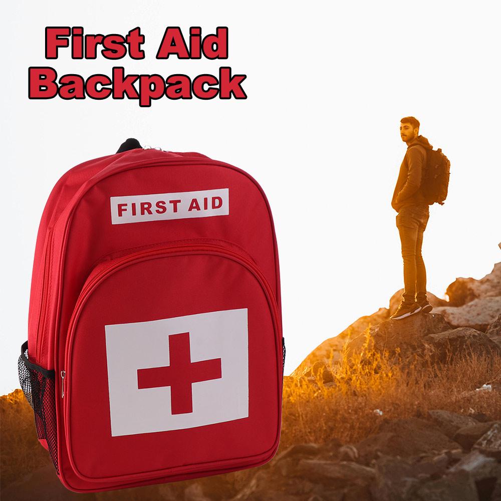 Empty Emergency Medicine Backpack Large Capacity Anti-Scratch Outdoor Rescue Bags Waterproof Wear-Resistant