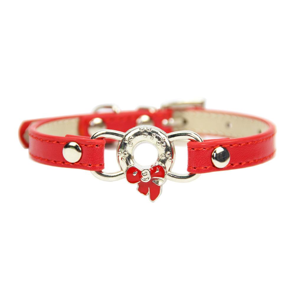 Streng ausgewählte Four Seasons Soft Base Haustierhalsband Schleife Katzenhalsband Hundegürtel Universell für Katzen und Hunde