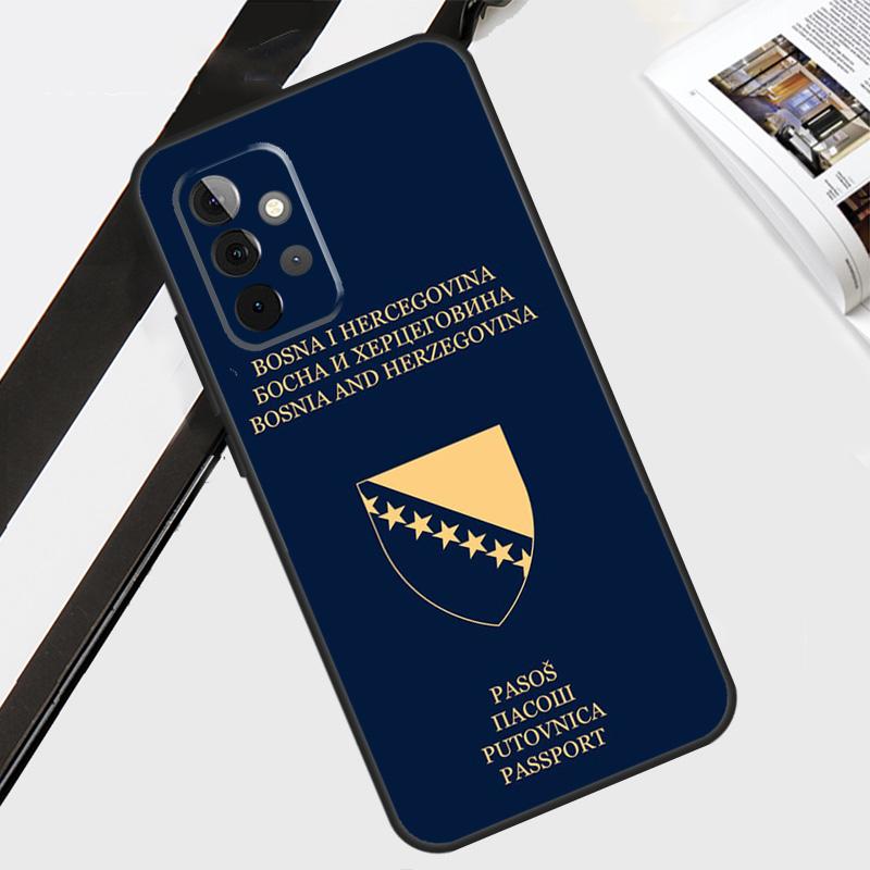 Bosnia and Herzegovina Passport For Samsung Galaxy A34 A54 A14 A53 A13 A33 A23 A73 A51 A71 A12 A22 A32 A52 Case Cover
