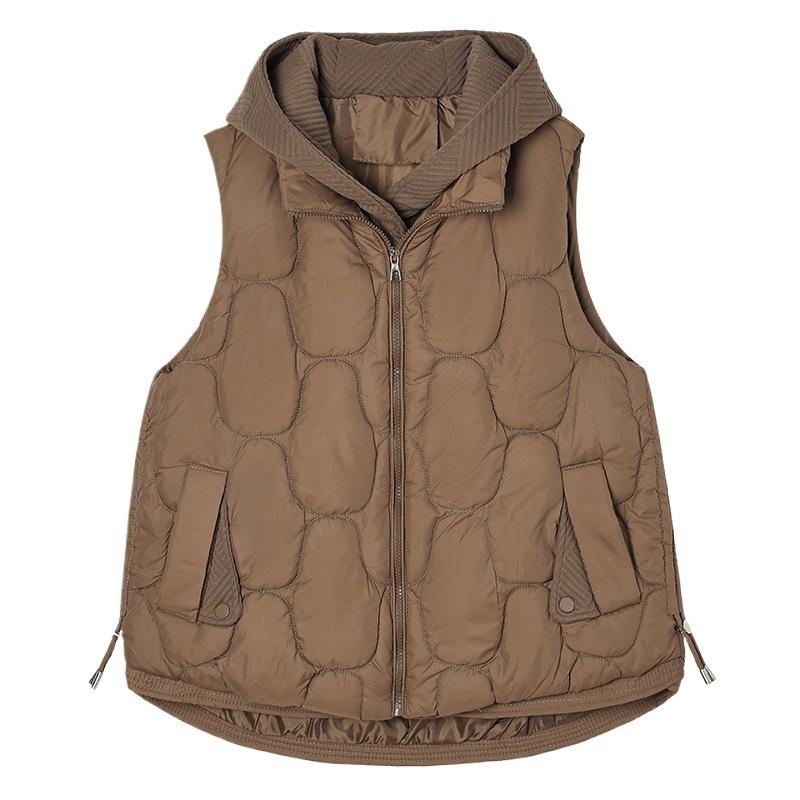 Winter down cotton vest women's short autumn and winter new short versatile cotton-padded vest vest vest jacket