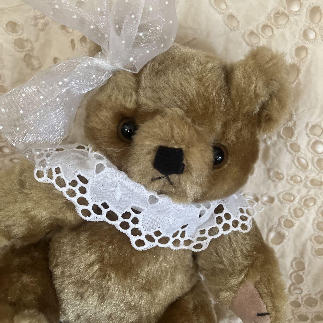 

[USED] Vintage British teddy bear, approximately 22cm, price reduced from ¥6000 to ¥5500